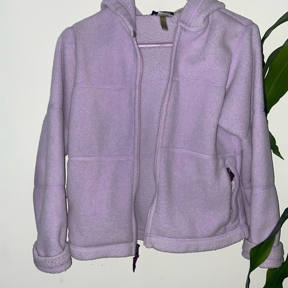 Vintage 1990s Patagonia Lavender fuzzy lilac zip up Hoodie 💜 - Picture 1 of 6